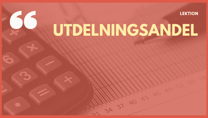 utdelningsandel utdelningsandel