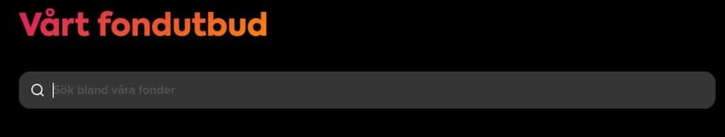 fondutbud SAVR fondutbud SAVR