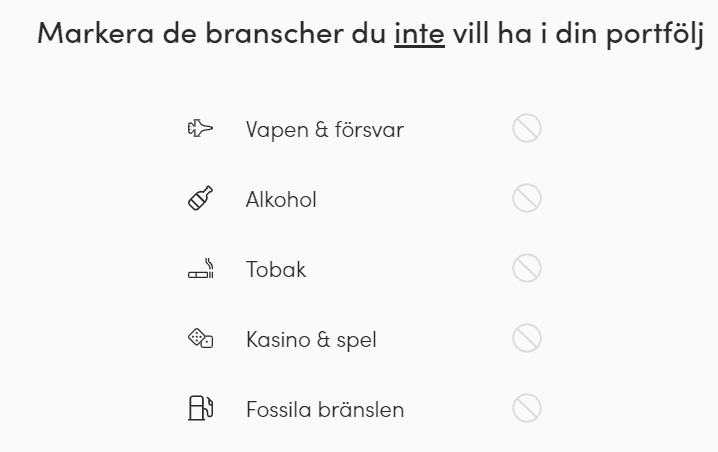 Sigmastocks välj branscher Sigmastocks välj branscher