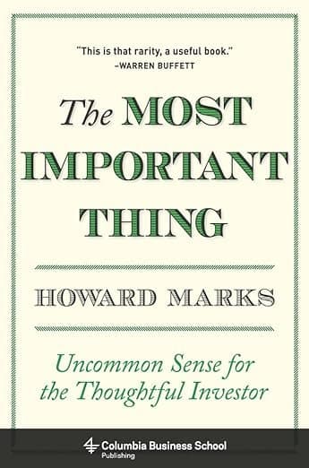 The Most Important Thing bokomslag